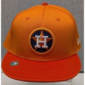 New Era Fitted On Field Houston Astros Orange  Fitted 7 3/8